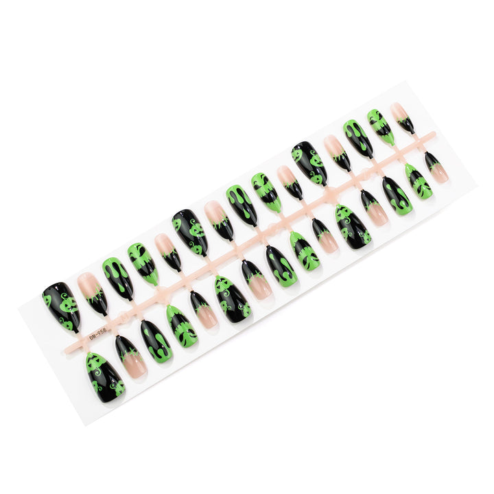 Halloween-Themed Press-On Nail Art Set 1790738486