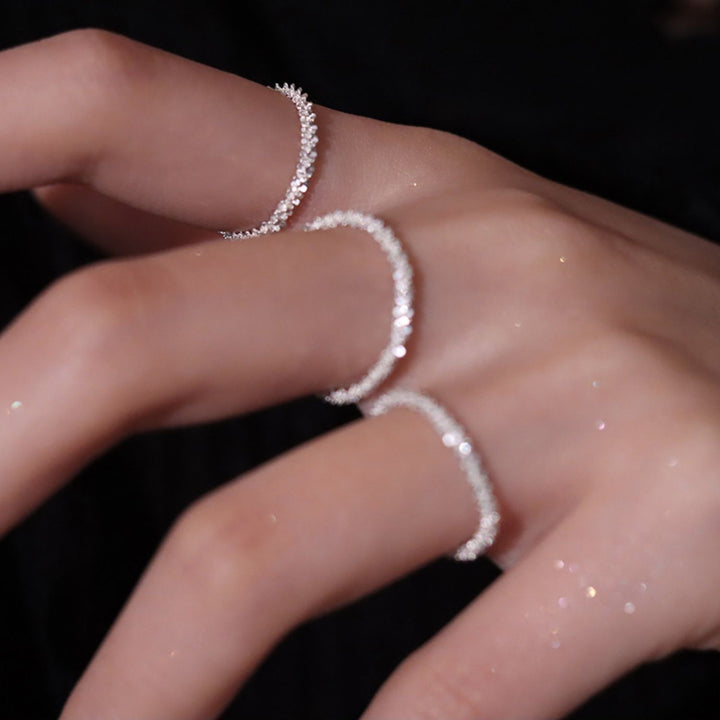 Sparkling Crystal Band Ring Kalsten