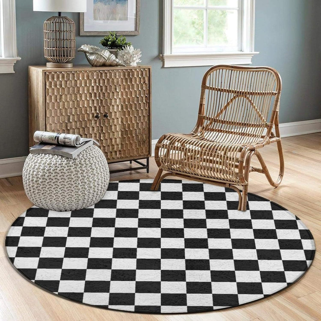 Artistic Celestial Theme Round Rug
