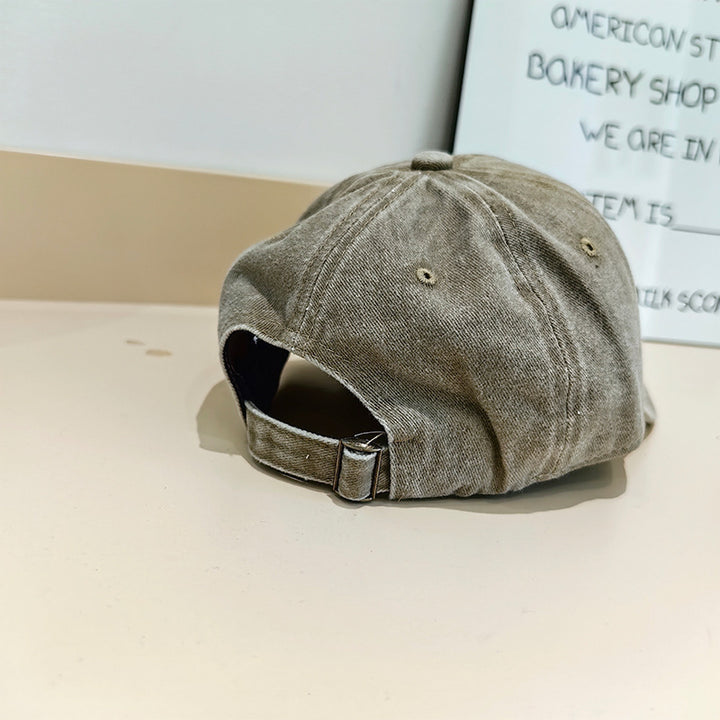 Women's Vintage-Inspired Fabric Baseball Cap Kalsten