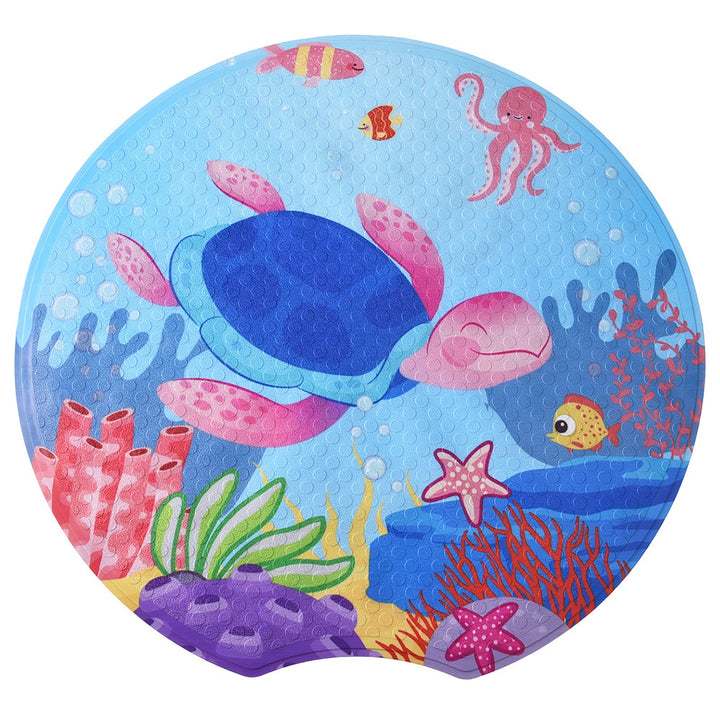 Cartoon Ocean-Themed Bath Mat Kalsten