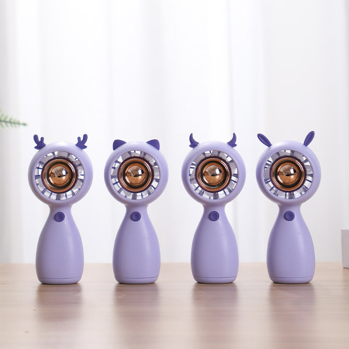 Mini Portable Animal-Themed Handheld Fan Kalsten