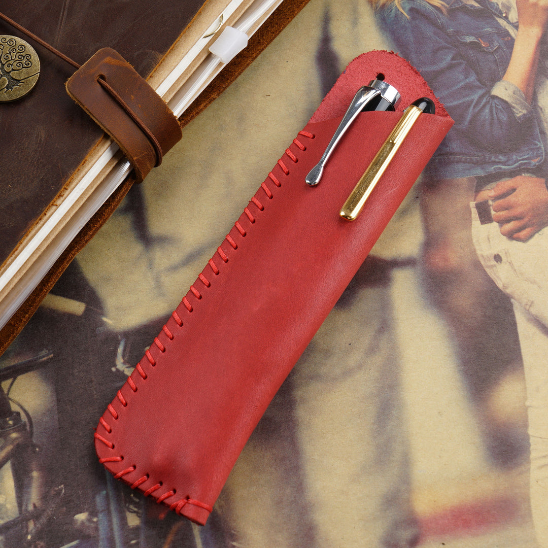 Leather Pencil Roll Case