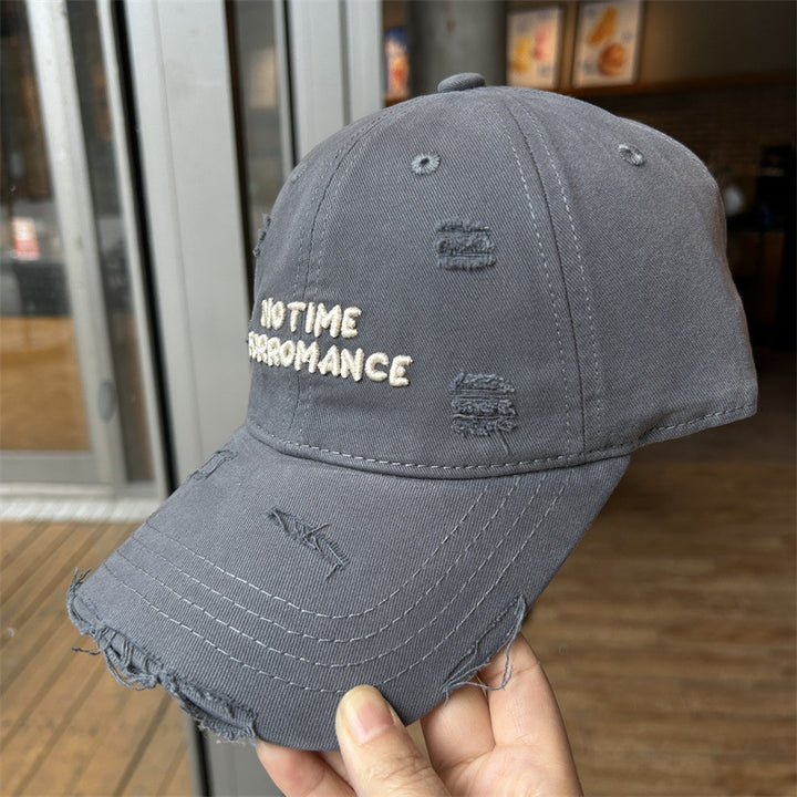 Women's Distressed Cotton Baseball Cap Kalsten
