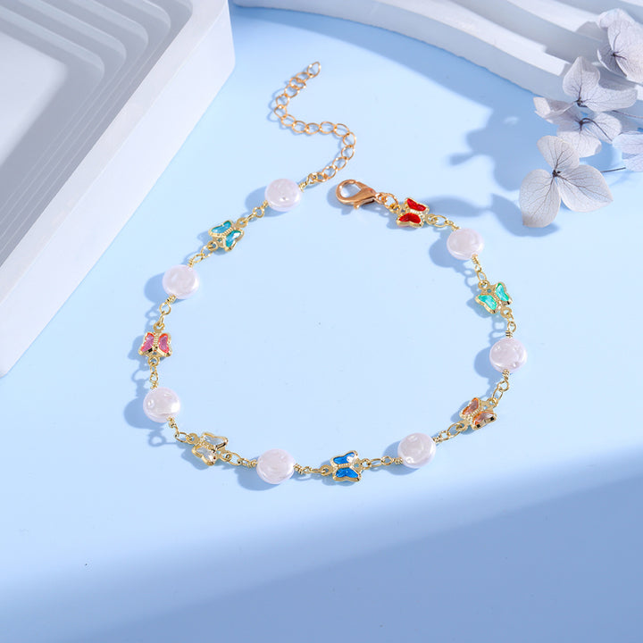 Eye Charm and Daisy Bracelet Kalsten
