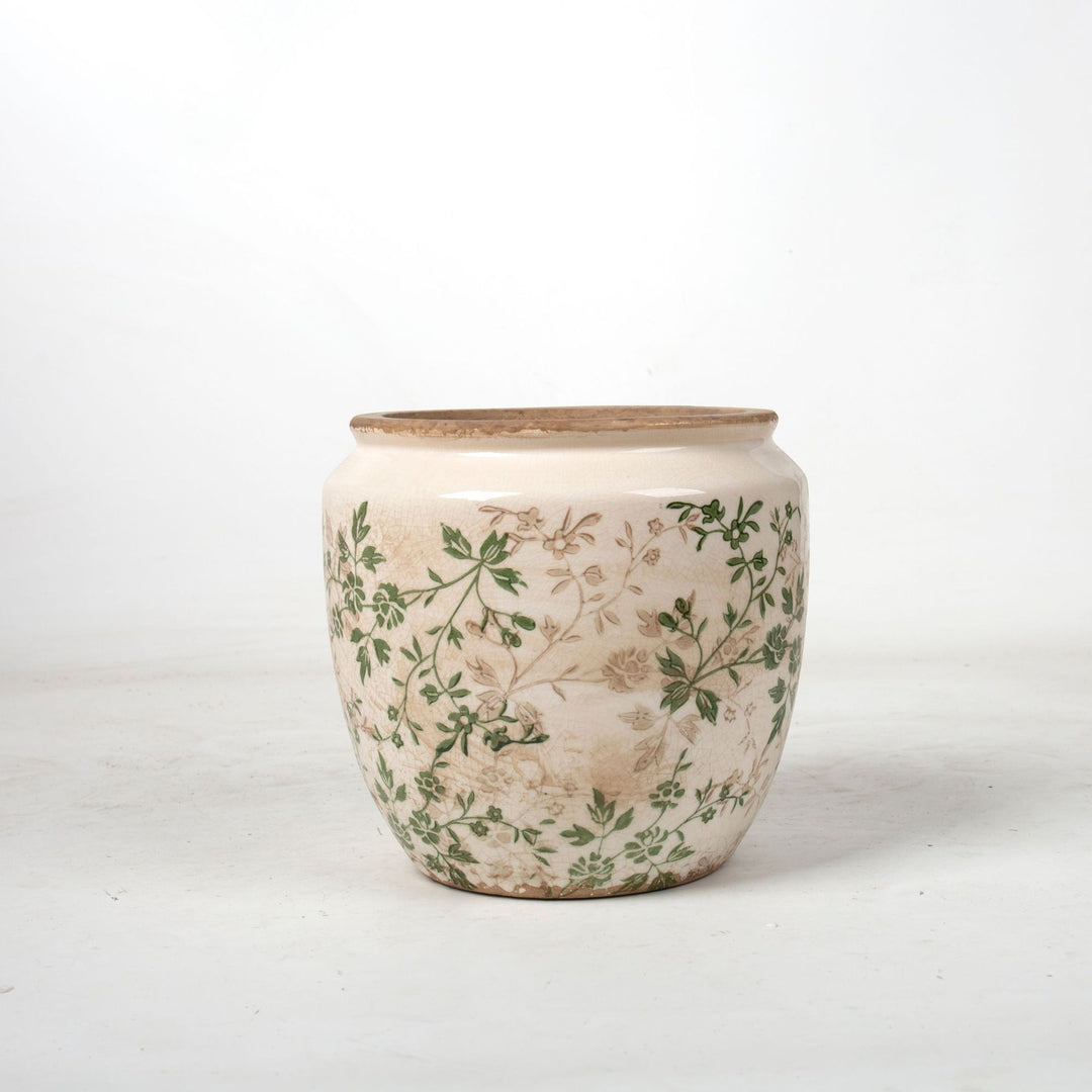 Floral Ceramic Plant Bowl Kalsten