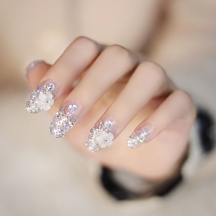 Glamorous Decorative Press-On Nail Art