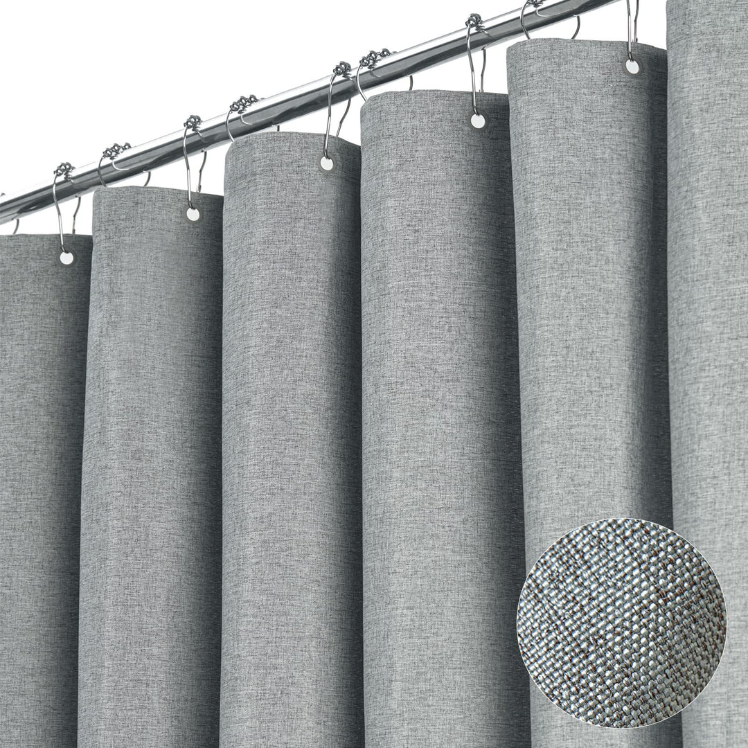 Textured Fabric Shower Curtain Kalsten