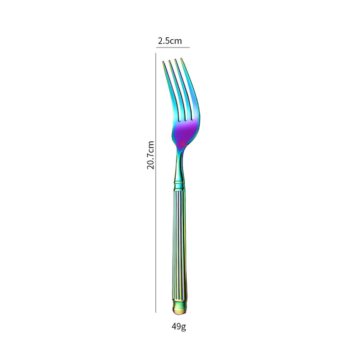 Elegant dessert spoon with exclusive surface design Kalsten
