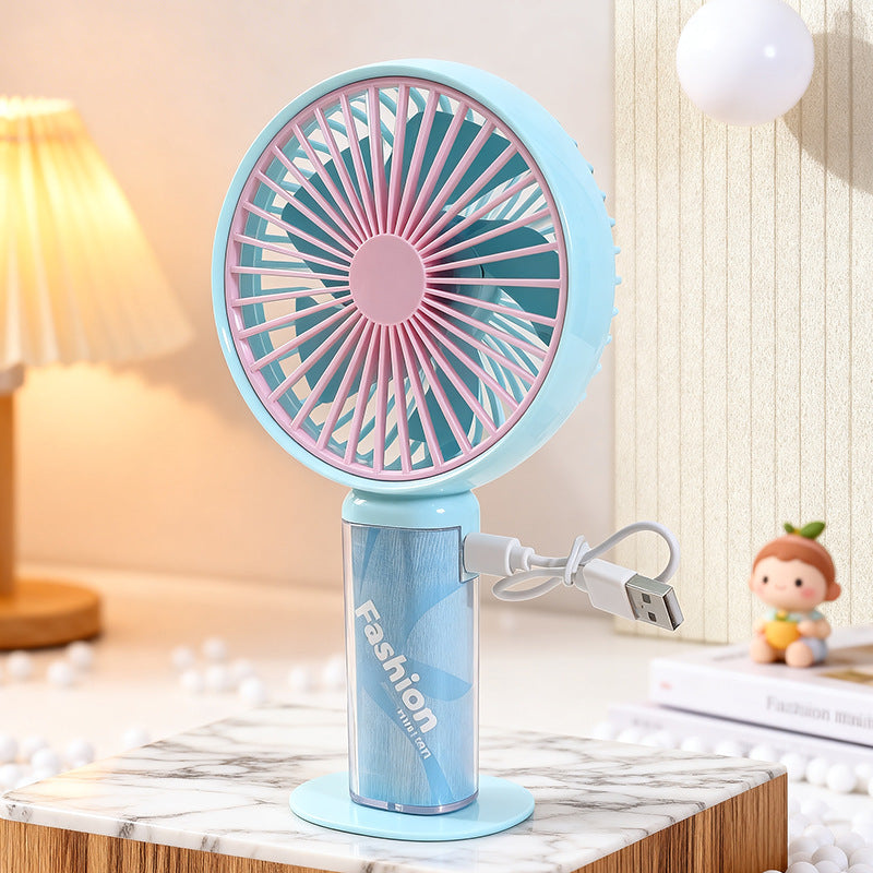 Portable table fan with USB connection and flexible tilt function Kalsten