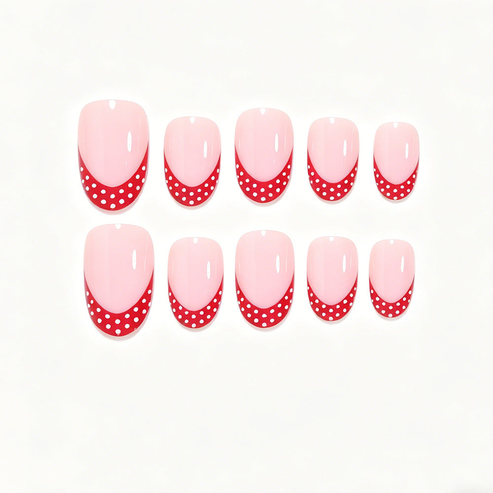 Decorative French Tip Nail Art Set Kalsten