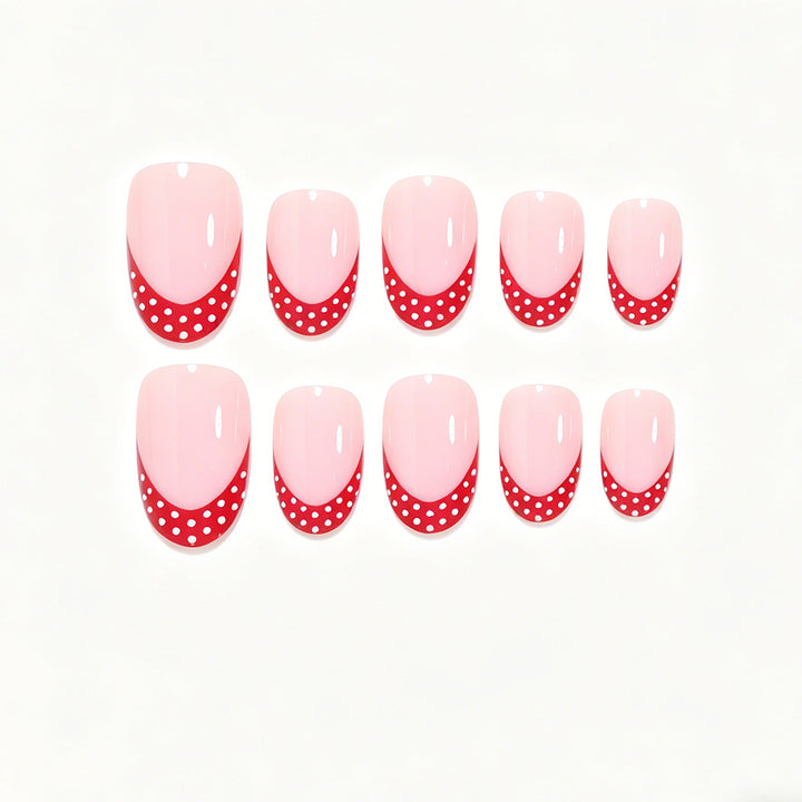 Decorative French Tip Nail Art Set Kalsten