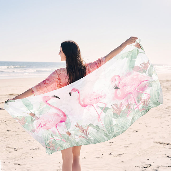 Beach towel with creative jellyfish pattern made of lightweight fabric Kalsten