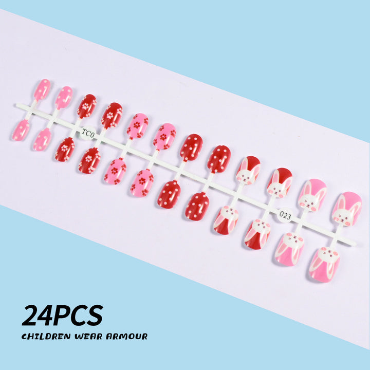 Children's Fun-Themed Press-On Nail Set Kalsten