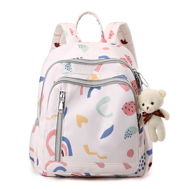 Playful Cartoon Pattern Backpack Kalsten