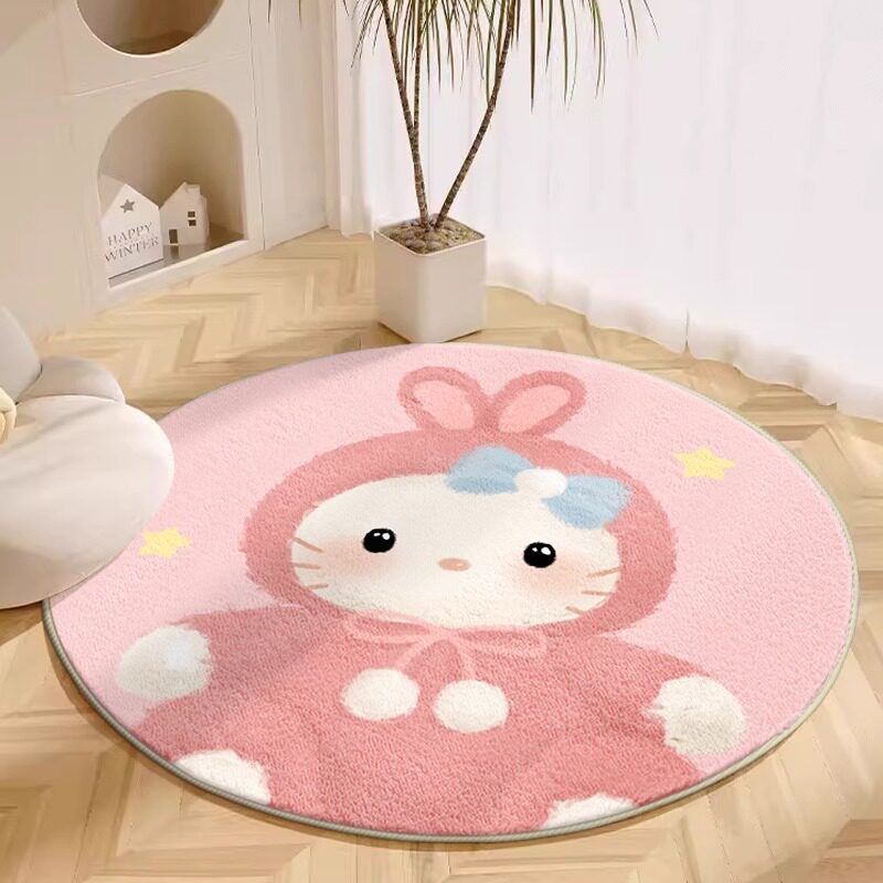 Plush Cartoon Dog Area Rug