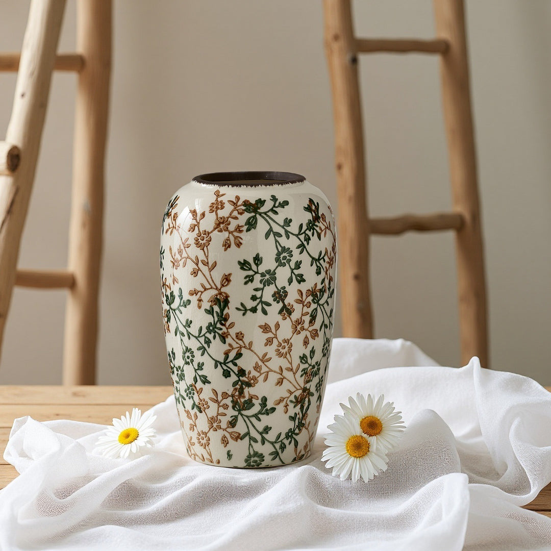 Floral ceramic vase Kalsten