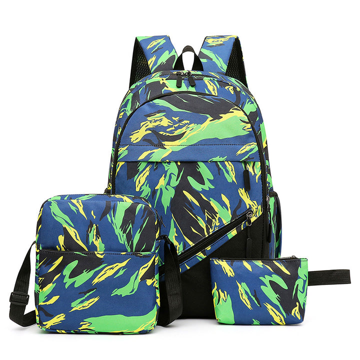 Fashionable backpack set with multiple compartments Kalsten