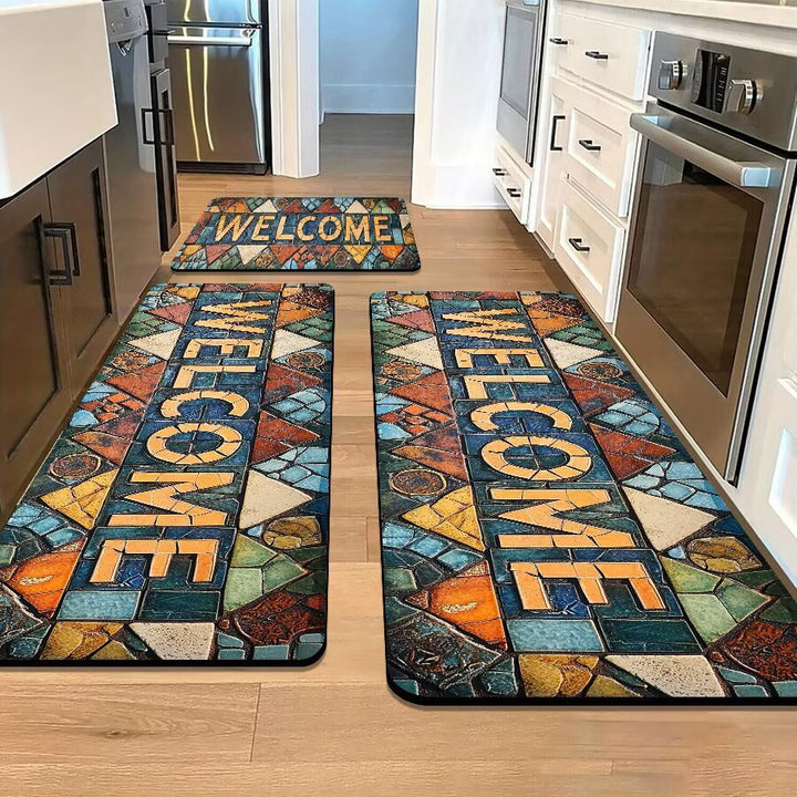 Stone-Inspired Decorative Area Mat Kalsten