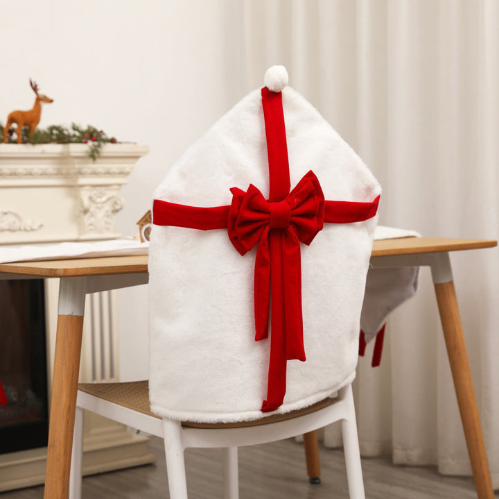 Plush Christmas Chair Cover