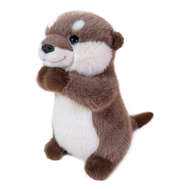 Plush Interactive Otter Stuffed Animal with Luxurious Soft Fur and Poseable Paws Kalsten