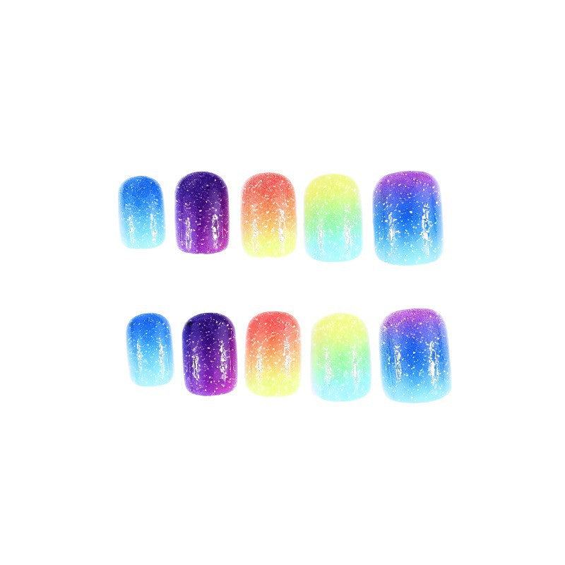 Gradient Glitter Nail Art Enhancements Kalsten