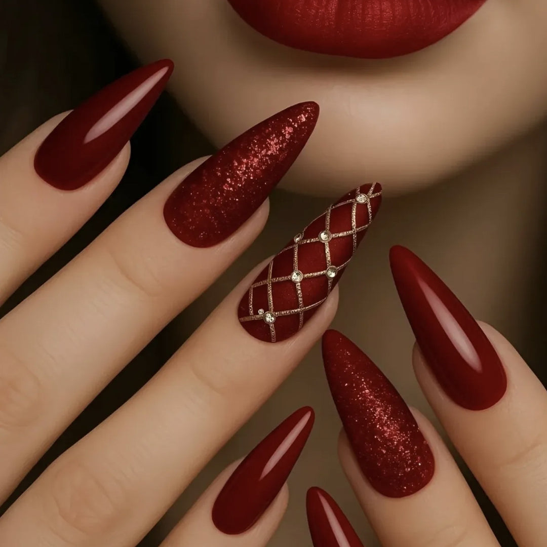 Glamorous Stiletto Nail Art Set Kalsten