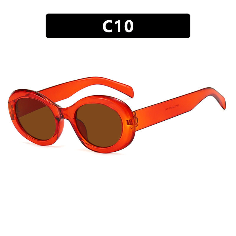 Women's trendy, transparent sunglasses Kalsten