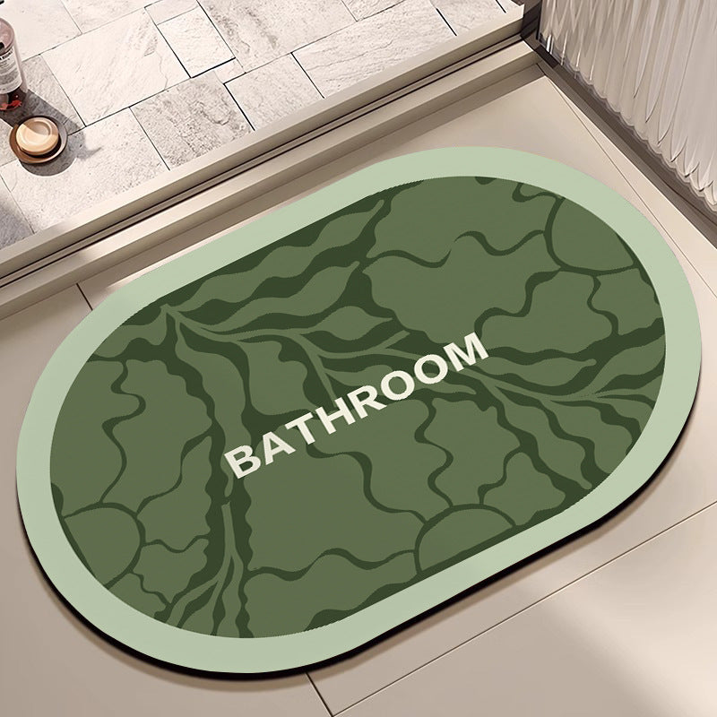 Decorative Floral Bathroom Mat Kalsten