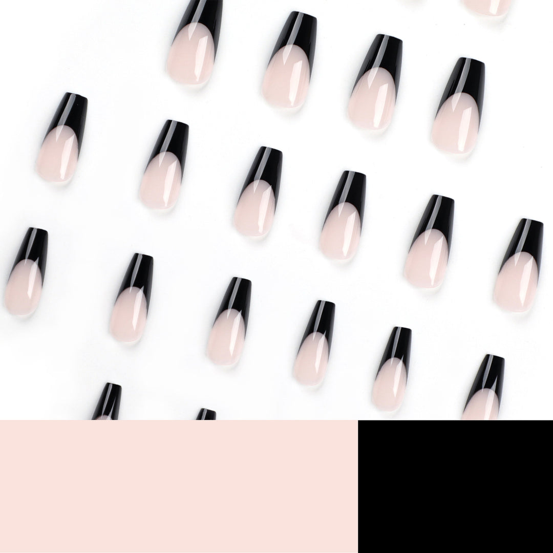 Elegant Gel Nails with trendy French Tip Kalsten