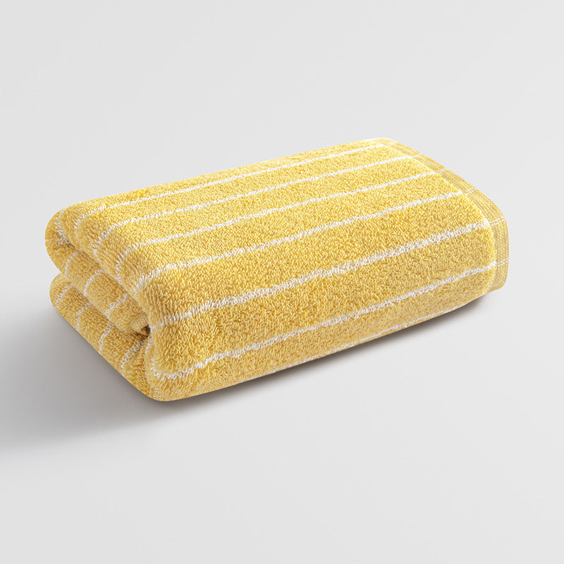 Women's Velour Bath Towel with Striped Design Kalsten