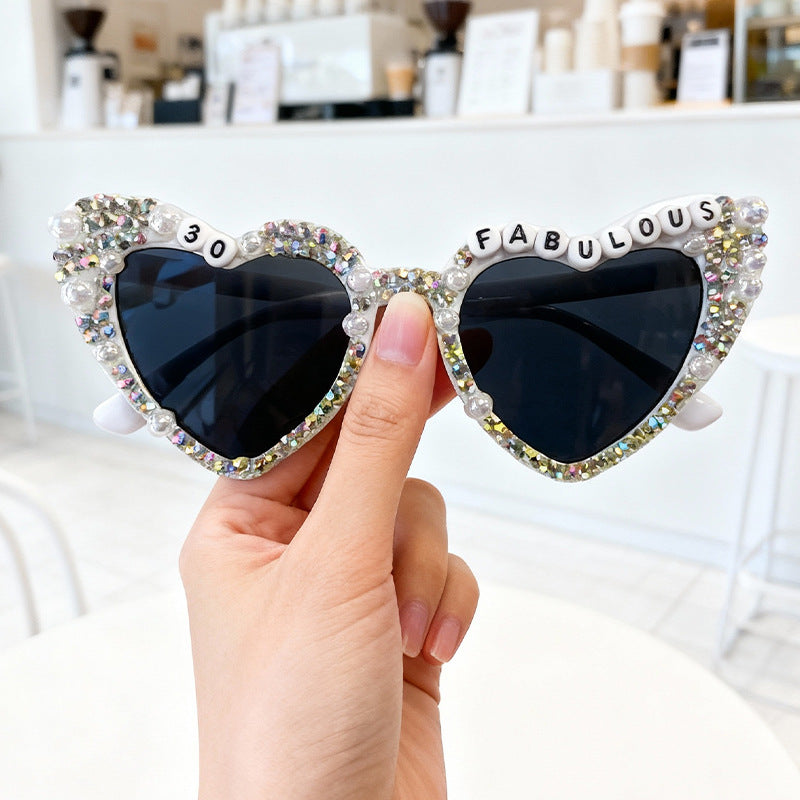 Glamorous Heart-Shaped Sunglasses Kalsten