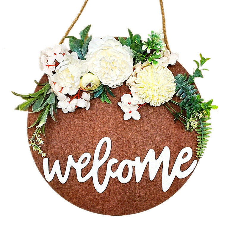 Decorative Flower Welcome Board