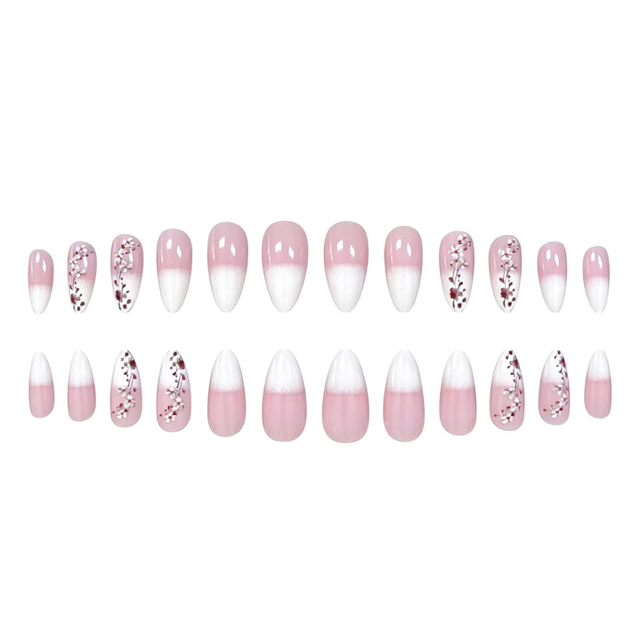 Elegant Floral Acrylic Nail Enhancements Kalsten 1789916018