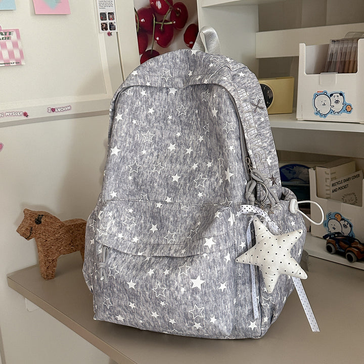 Stylish Star-Embellished Backpack Kalsten