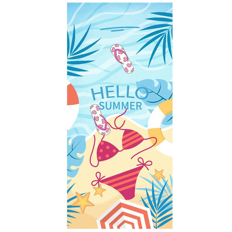 WoTropical Flamingo Beach Towel Kalsten