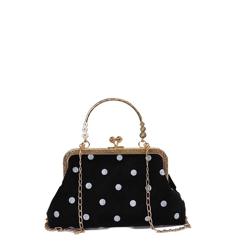 WoVintage Elegant Polka Dot Evening Clutch Kalsten