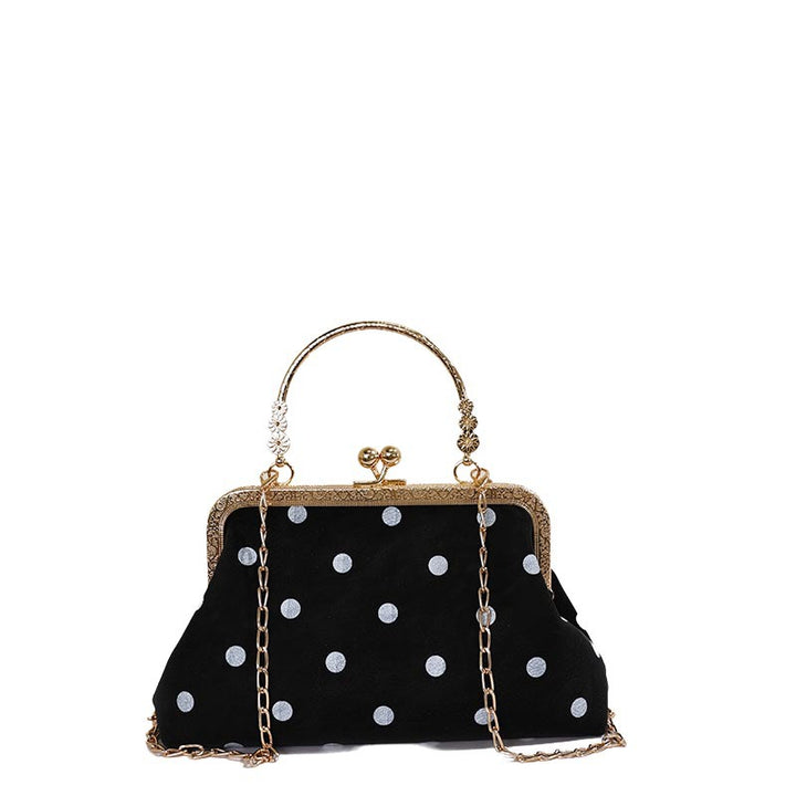 WoVintage Elegant Polka Dot Evening Clutch Kalsten