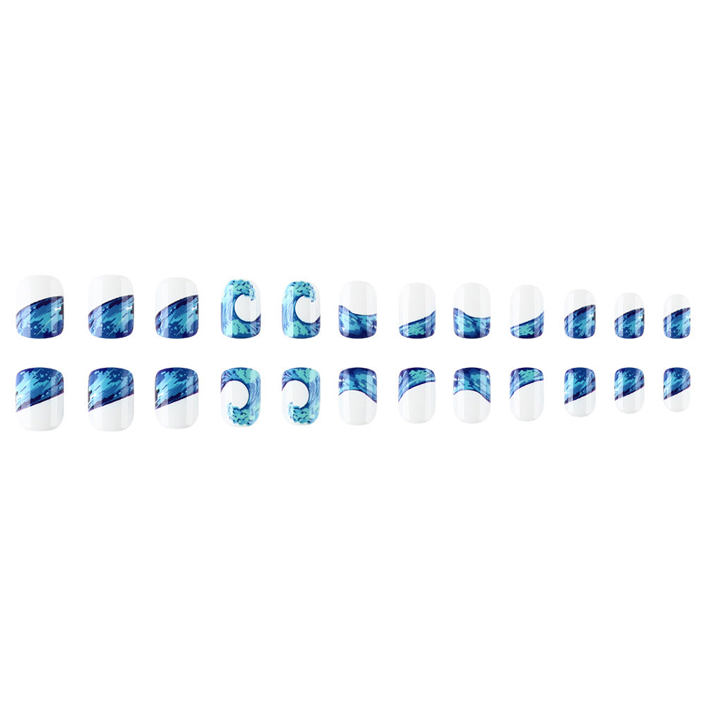 Artistic Ocean Wave Nail Art Set Kalsten
