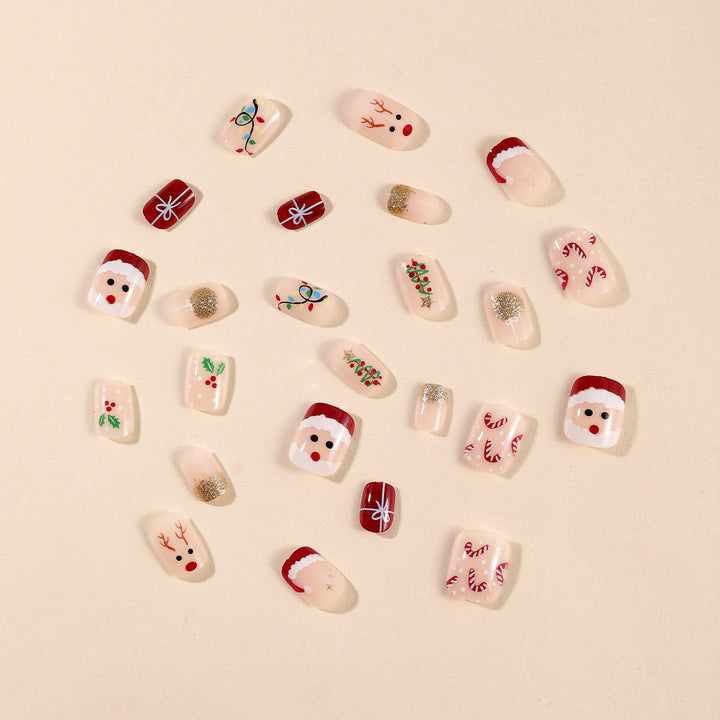 Festive Holiday-Themed 3D Nail Art Kalsten