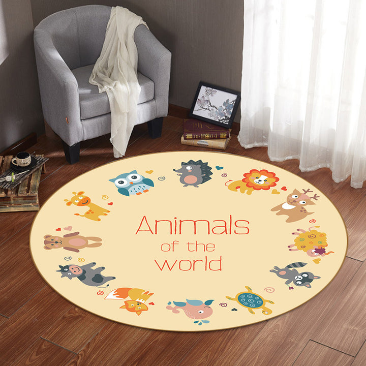 Decorative Round Mat Kalsten