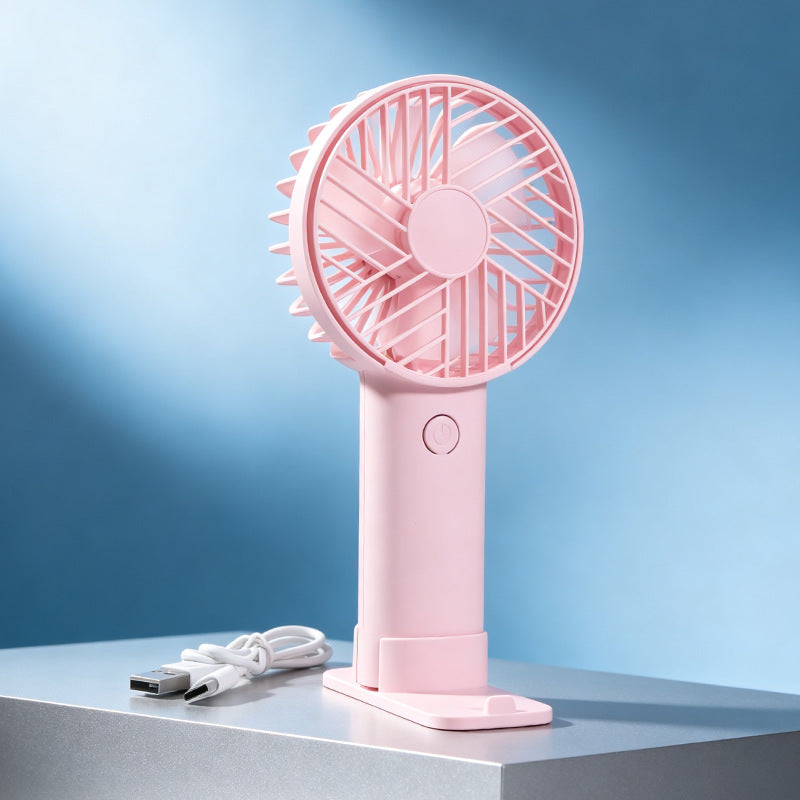 Ladies Portable Handheld Fan with Cute Bear Design Kalsten