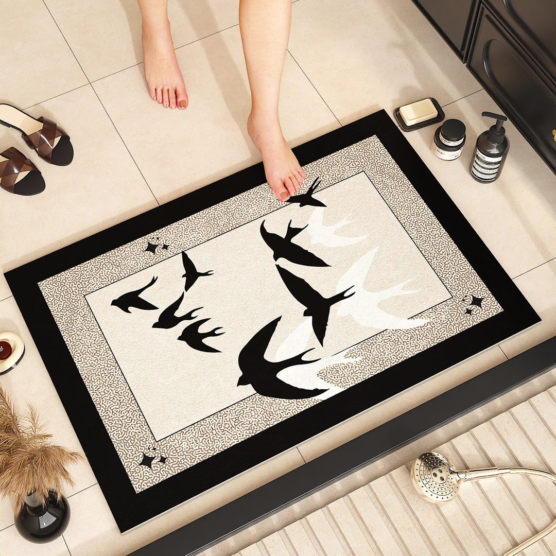 Plush Absorbent Bath Mat