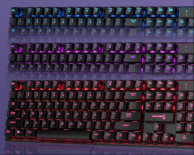 Gaming Keyboard with Customizable RGB Lighting Kalsten