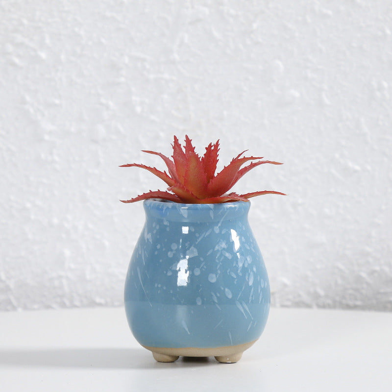 Contemporary Curved Ceramic Vase Kalsten