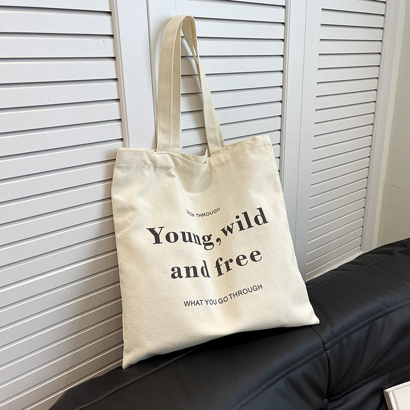 Motivational Canvas Tote Bag Kalsten