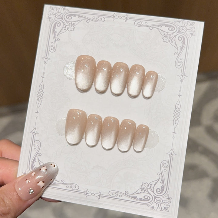 Elegant Nail Tips with Gentle Ombre Effect Kalsten