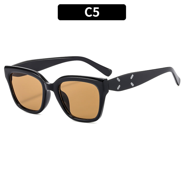 Avant-Garde Square Frame Sunglasses