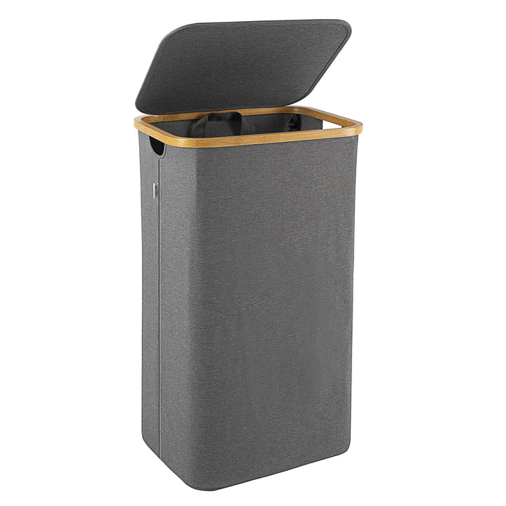 High-quality laundry basket with bamboo lid Kalsten