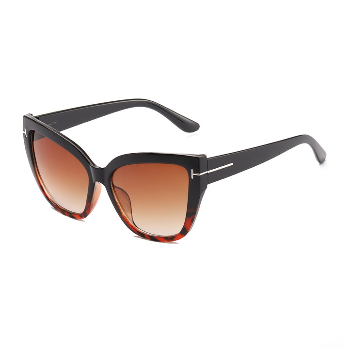 Ladies Cat-Eye Sunglasses with Fashionable Structured Frame Kalsten